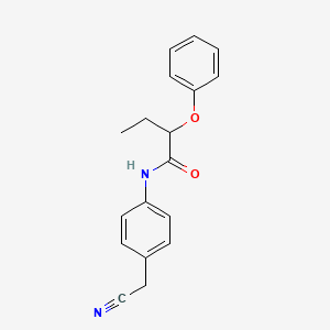 N-[4-(cyanomethyl)phenyl]-2-phenoxybutanamide