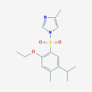 1-[(2-ethoxy-5-isopropyl-4-methylphenyl)sulfonyl]-4-methyl-1H-imidazole