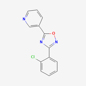 3-[3-(2-chlorophenyl)-1,2,4-oxadiazol-5-yl]pyridine