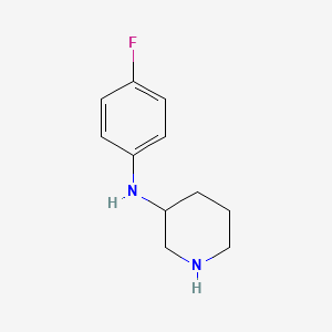 molecular formula C11H15FN2 B4865502 N-(4-fluorophenyl)piperidin-3-amine 