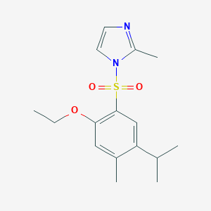 1-{[2-Ethoxy-4-methyl-5-(methylethyl)phenyl]sulfonyl}-2-methylimidazole