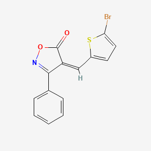 4-[(5-Bromo(2-thienyl))methylene]-3-phenylisoxazol-5-one