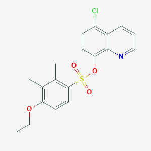 5-Chloro-8-quinolinyl 4-ethoxy-2,3-dimethylbenzenesulfonate