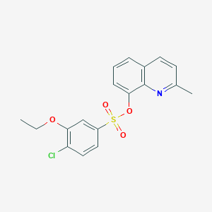 2-Methyl-8-quinolyl 4-chloro-3-ethoxybenzenesulfonate