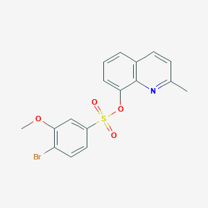 2-Methyl-8-quinolyl 4-bromo-3-methoxybenzenesulfonate