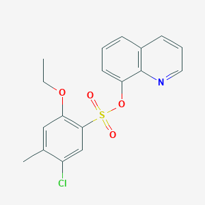 8-Quinolyl 5-chloro-2-ethoxy-4-methylbenzenesulfonate