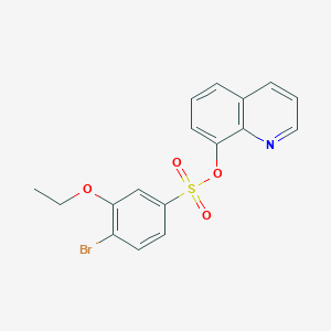 Quinolin-8-yl 4-bromo-3-ethoxybenzenesulfonate