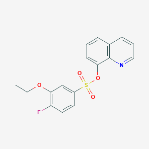 8-Quinolinyl 3-ethoxy-4-fluorobenzenesulfonate