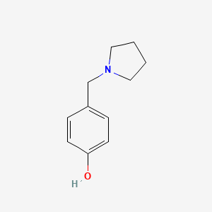 B4865771 4-(Pyrrolidin-1-ylmethyl)phenol CAS No. 72219-19-3