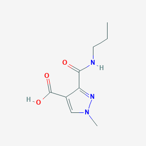 1-methyl-3-(propylcarbamoyl)-1H-pyrazole-4-carboxylic acid