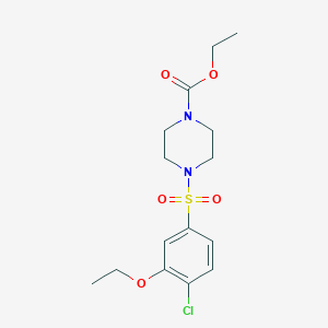 ethyl 4-(4-chloro-3-ethoxybenzenesulfonyl)piperazine-1-carboxylate