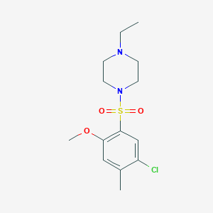 1-(5-Chloro-2-methoxy-4-methylphenyl)sulfonyl-4-ethylpiperazine