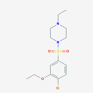 1-(4-Bromo-3-ethoxyphenyl)sulfonyl-4-ethylpiperazine