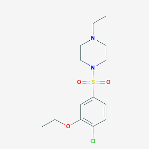 1-[(4-Chloro-3-ethoxyphenyl)sulfonyl]-4-ethylpiperazine