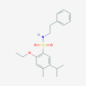 2-ethoxy-5-isopropyl-4-methyl-N-(2-phenylethyl)benzenesulfonamide