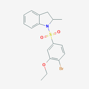 1-Bromo-2-ethoxy-4-[(2-methylindolinyl)sulfonyl]benzene