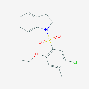 5-Chloro-2-ethoxy-1-(indolinylsulfonyl)-4-methylbenzene