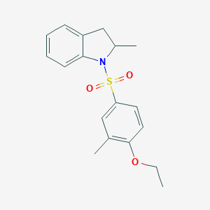 1-[(4-Ethoxy-3-methylphenyl)sulfonyl]-2-methylindoline