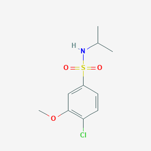 4-chloro-N-isopropyl-3-methoxybenzenesulfonamide