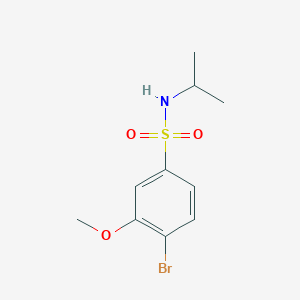 4-bromo-3-methoxy-N-propan-2-ylbenzenesulfonamide