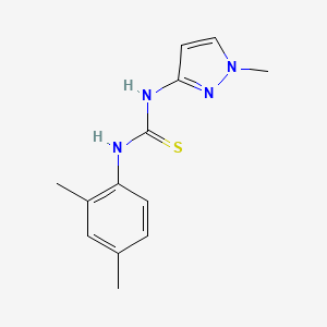 N-(2,4-dimethylphenyl)-N'-(1-methyl-1H-pyrazol-3-yl)thiourea