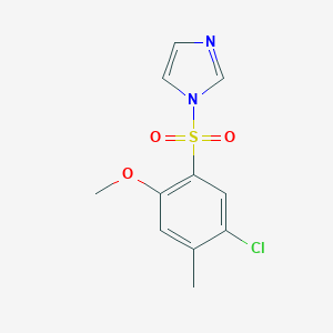 1-[(5-chloro-2-methoxy-4-methylphenyl)sulfonyl]-1H-imidazole