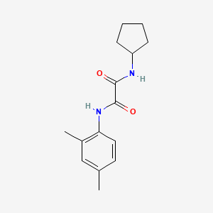 N-cyclopentyl-N'-(2,4-dimethylphenyl)ethanediamide