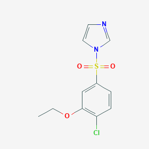 1-(4-Chloro-3-ethoxyphenyl)sulfonylimidazole