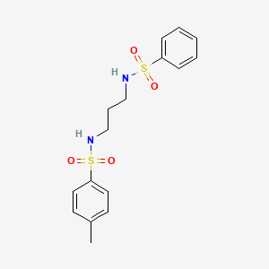 4-methyl-N-{3-[(phenylsulfonyl)amino]propyl}benzenesulfonamide