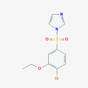 1-(4-Bromo-3-ethoxyphenyl)sulfonylimidazole