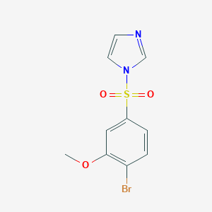 1-(4-Bromo-3-methoxyphenyl)sulfonylimidazole