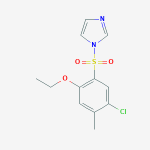 1-(5-Chloro-2-ethoxy-4-methylphenyl)sulfonylimidazole