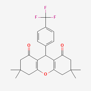 3,3,6,6-tetramethyl-9-[4-(trifluoromethyl)phenyl]-3,4,5,6,7,9-hexahydro-1H-xanthene-1,8(2H)-dione