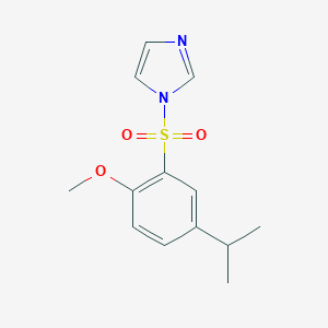 1-(2-Methoxy-5-propan-2-ylphenyl)sulfonylimidazole