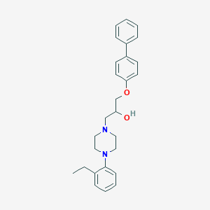 1-([1,1'-Biphenyl]-4-yloxy)-3-[4-(2-ethylphenyl)-1-piperazinyl]-2-propanol