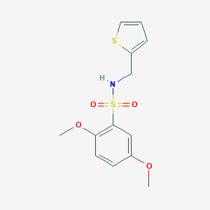 2,5-dimethoxy-N-(2-thienylmethyl)benzenesulfonamide