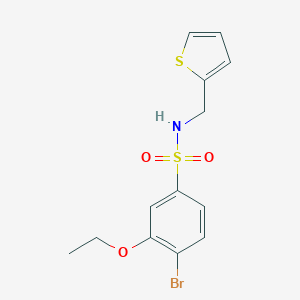 4-bromo-3-ethoxy-N-(2-thienylmethyl)benzenesulfonamide