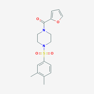 1-[(3,4-Dimethylphenyl)sulfonyl]-4-(2-furoyl)piperazine