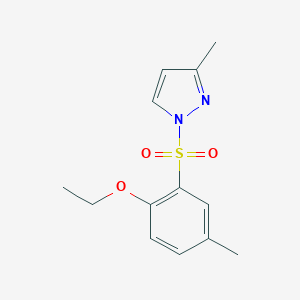 1-[(2-ethoxy-5-methylphenyl)sulfonyl]-3-methyl-1H-pyrazole