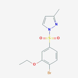 1-(4-Bromo-3-ethoxyphenyl)sulfonyl-3-methylpyrazole