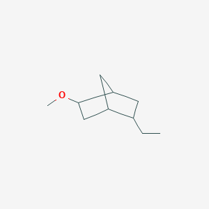 molecular formula C10H18O B048673 2-乙基-5-甲氧基双环[2.2.1]庚烷 CAS No. 122795-41-9