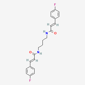 N,N'-1,4-butanediylbis[3-(4-fluorophenyl)acrylamide]