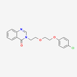 3-{2-[2-(4-chlorophenoxy)ethoxy]ethyl}-4(3H)-quinazolinone