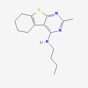 N-butyl-2-methyl-5,6,7,8-tetrahydro[1]benzothieno[2,3-d]pyrimidin-4-amine