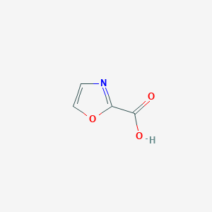 molecular formula C4H3NO3 B048676 噁唑-2-羧酸 CAS No. 672948-03-7