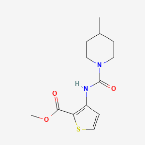 METHYL 3-{[(4-METHYLPIPERIDINO)CARBONYL]AMINO}-2-THIOPHENECARBOXYLATE