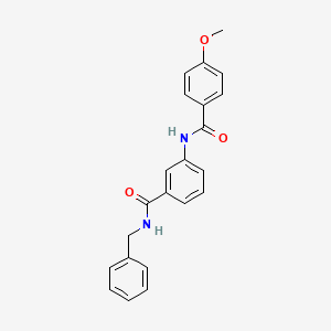 N-benzyl-3-[(4-methoxybenzoyl)amino]benzamide