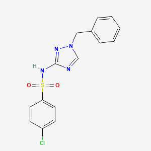 N-(1-benzyl-1H-1,2,4-triazol-3-yl)-4-chlorobenzenesulfonamide