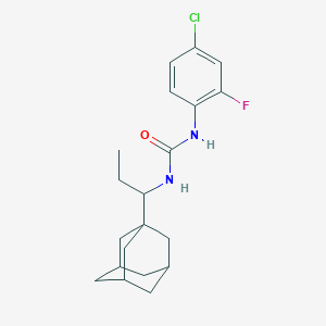 N-[1-(1-adamantyl)propyl]-N'-(4-chloro-2-fluorophenyl)urea