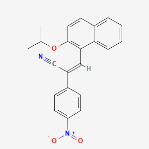 3-(2-isopropoxy-1-naphthyl)-2-(4-nitrophenyl)acrylonitrile